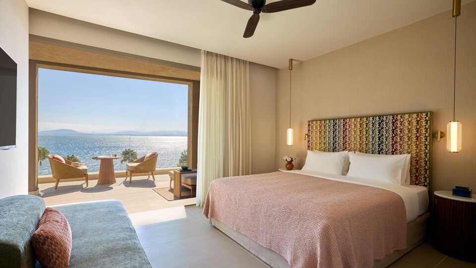 Tiara Holidays - Avali Mar-Bella - Rooftop Deluxe Double Room Front Sea View - soba